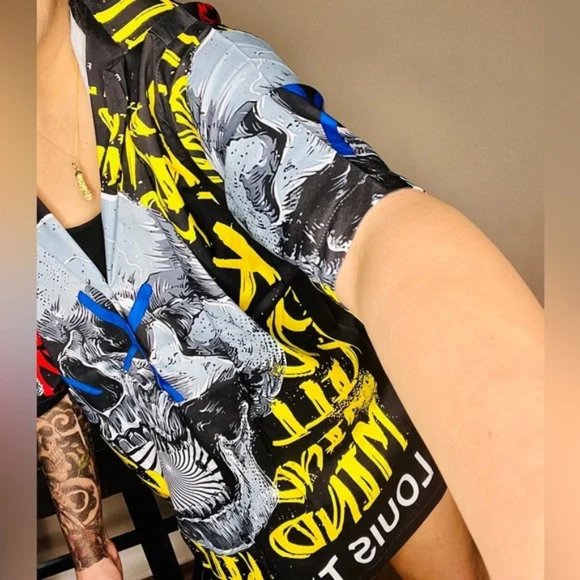 Trendy All Over Print Polo - Picture 4 of 5